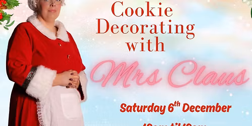 Cookie Decorating with Mrs Claus