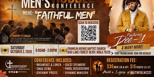 Men's Huddle Conference 2026 | Faithful Men