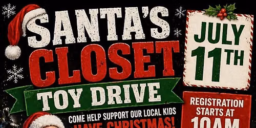 Santa's closet 4th annual ride for toys