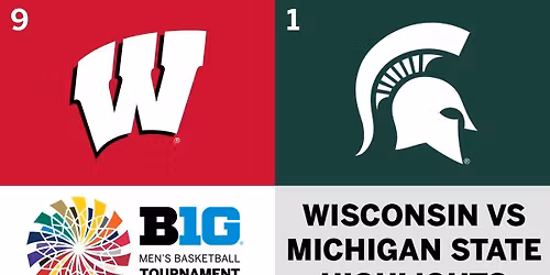 Wisconsin Badgers at Michigan State Spartans Mens Basketball at Jack Breslin Student Events Center