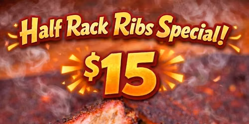 $15 Rib Special