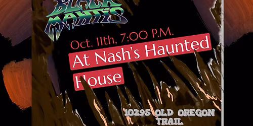 Black Mantis LIVE at Nash’s Haunted House 👻