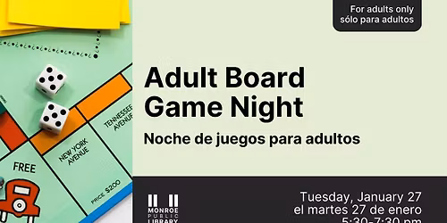 Adult Board Game Night