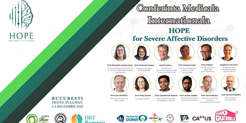 \ud83e\udde0 Conferin\u021ba Hope for Severe Affective Disorders