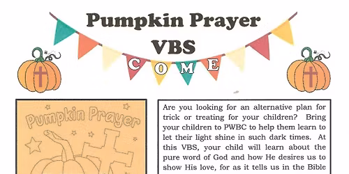 Pumpkin Prayer VBS