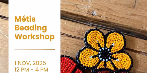 M\u00e9tis Beading Workshop with Kathy Morgan