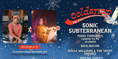 'Sonic-Subterranean' with Rich Aucoin, Kayla Williams & The Yacht Daddies, and special guest