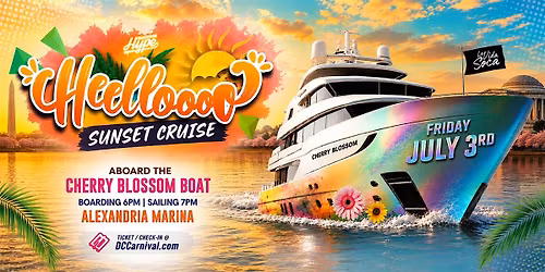 HEELLOOOO DC :: Sunset Cruise