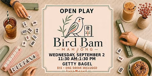 Bird Bam Mahjong Pop-Up: Social Play (Sept 2)