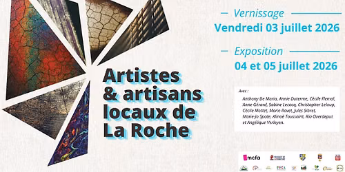 \ud83d\udfe6 LA ROCHE - Exposition Artistes et Artisans \ud83d\udfe6