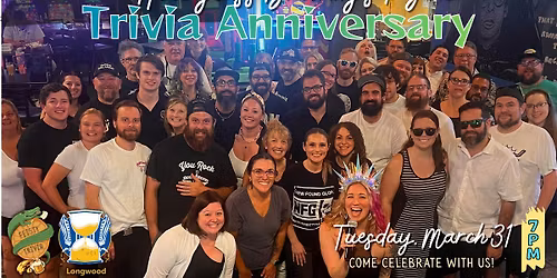 1 Year Trivia Anniversary at Hourglass Brewing Longwood