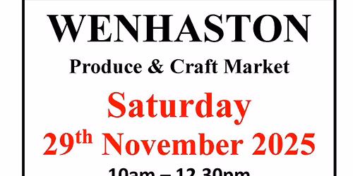 Wenhaston Produce and Craft Market