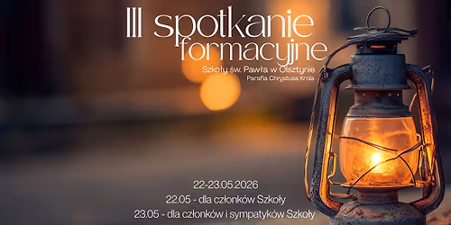 III SPOTKANIE FORMACYJNE SZKO\u0141Y  \u015aW. PAW\u0141A 2025\/26