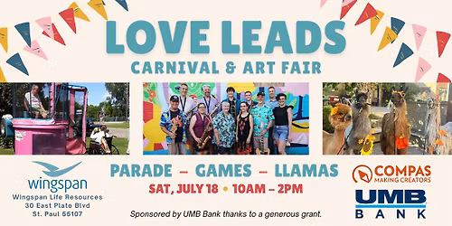 Wingspan's Love Leads Carnival & Art Fair