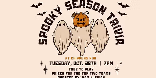 Smarty Pints Trivia at Chippers - Theme: Spooky Season!