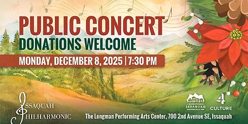 Issaquah Philharmonic Orchestra December Concert