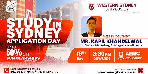 Study in Sydney Scholarship Day