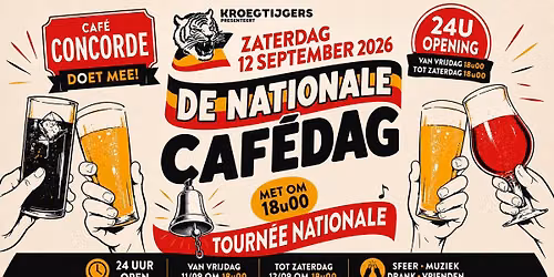 24 UUR CAF\u00c9 CONCORDE \u2013 DE NATIONALE CAF\u00c9DAG