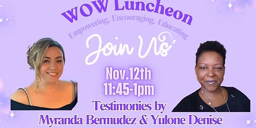 WOW POWERHOUR Testimony LUNCH