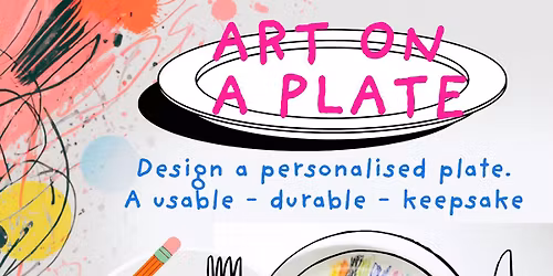 Art On A Plate - create a personalised dinner plate