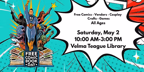 Free Comic Book Day at Velma Teague 