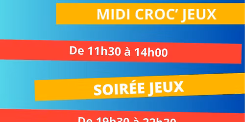 Soir\u00e9e jeux \u00ab F\u00eate du jeu \u00bb 