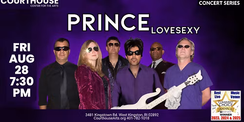 PRINCE \u2013 LoVeSeXy 8\/28\/26 FRI 7:30pm