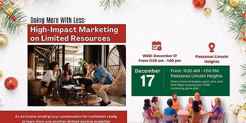 Doing More With Less: High-Impact Marketing on Limited Resources