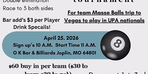 9 Ball Benefit Tournament