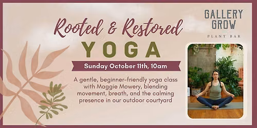 Rooted & Restored Yoga - October
