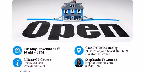 OPEN HOUSES LEAD TO CLOSED DEALS..with Jodi Sherretts