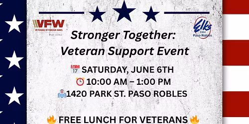Stronger Together: Veteran Support Event