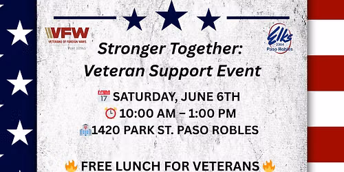 Stronger Together: Veteran Support Event