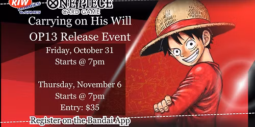 One Piece OP13 Release Event