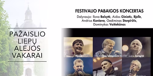 \u201ePa\u017eaislio liep\u0173 al\u0117jos vakarai\u201d : festivalio pabaigos koncertas