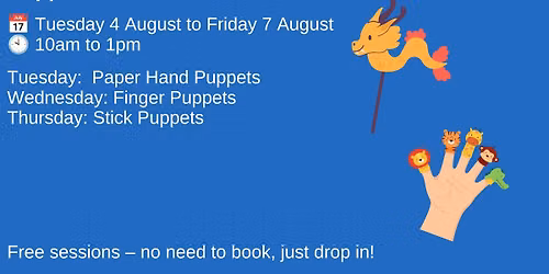 \ud83c\udfad\u2728 Puppet Crafts Week! \u2728\ud83c\udfad