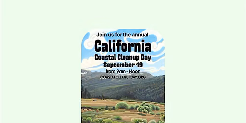 California Coastal Cleanup Day @ Arroyo del Valle (Main St in Pleasanton)