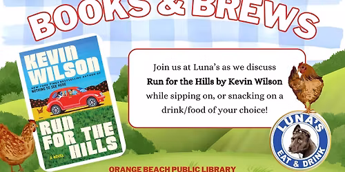Books & Brews- Run for the Hills