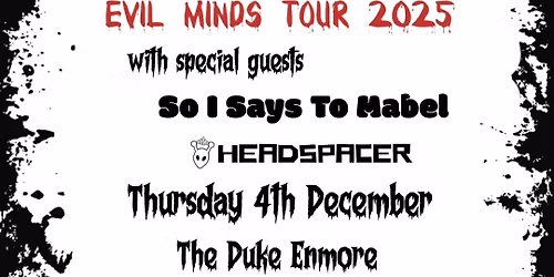 FFJs Evil Minds Tour 2025