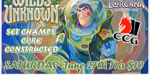 Lorcana Wilds Unknown Set Championship at Cooper's Cave Games