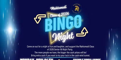Mahtomedi Class of 2026 Bingo Fundraiser