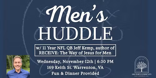 Men's Huddle w\/ 11 Year NFL Quarterback Jeff Kemp