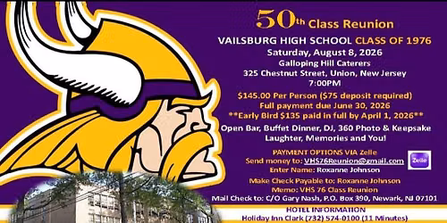 50th Class Reunion - VHS Class of '76