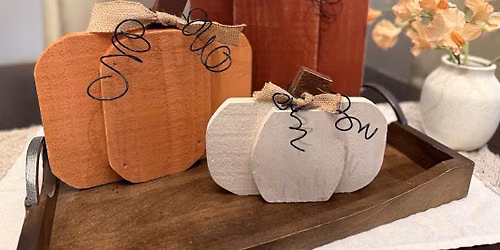 Cedar Pumpkins Workshop at HVCC on 9\/12 at 8AM