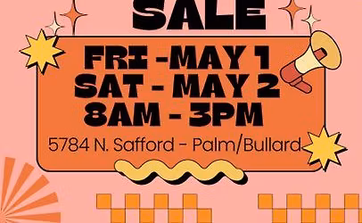 Fresno TNR Yard Sale Fundraiser