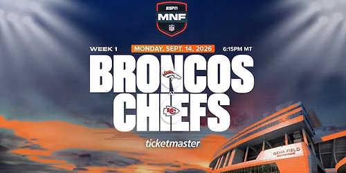 Bronocos vs Chiefs -Monday Night Showdown