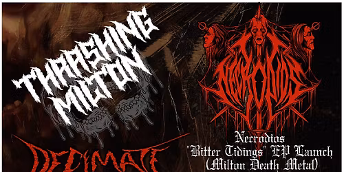 NECRODIOS, DECIMATE, FLESH VENDOR, UBRUXUM