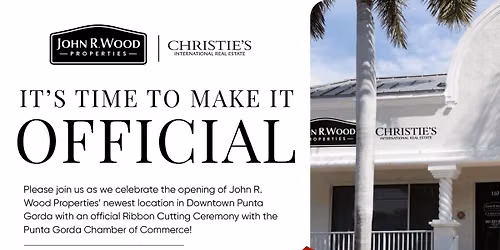 John R. Woods Properties | Christie\u2019s International Real Estate Ribbon Cutting