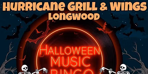 Halloween Music Bingo @ Hurricane Grill & Wings Longwood