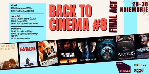 BACK TO CINEMA #8 - Puzzle-uri, iluzii \u0219i emo\u021bii f\u0103r\u0103 sf\u00e2r\u0219it